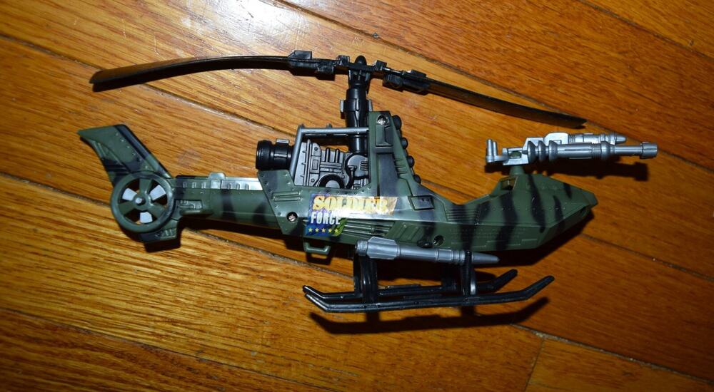 Vtg Chap Mei Soldier Force Helicopter